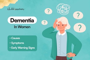 woman experiencing mood swings anxiety and memory issues due to dementia