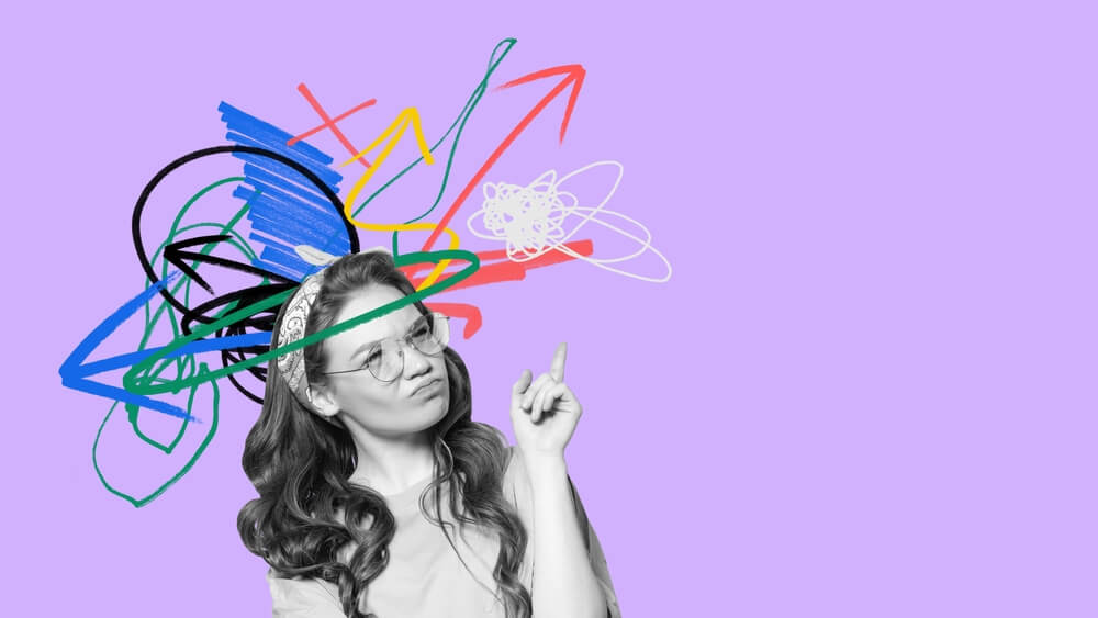 image of and adult professional struggling with concentration , illustrating adult ADHD symptoms and the need for ADHD testing for adults.