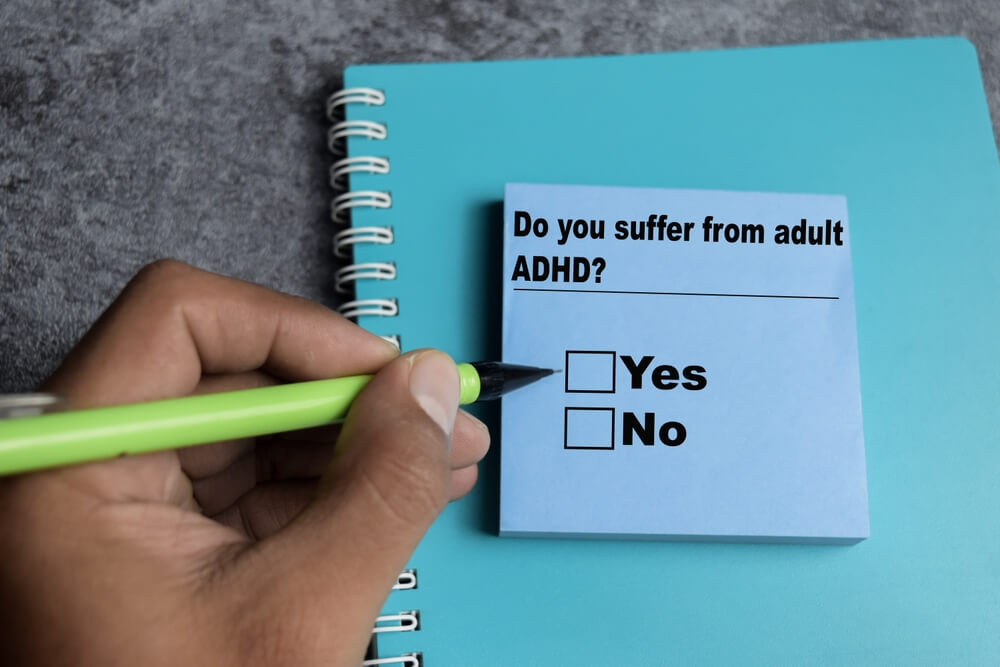 concept image about adhd testing in adults