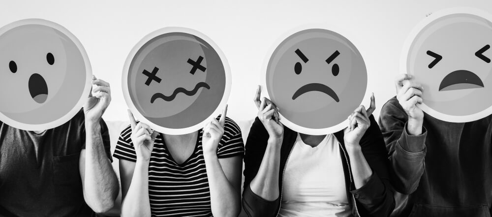 Concept illustration of brain activity showing emotional highs and lows in cyclothymic disorder