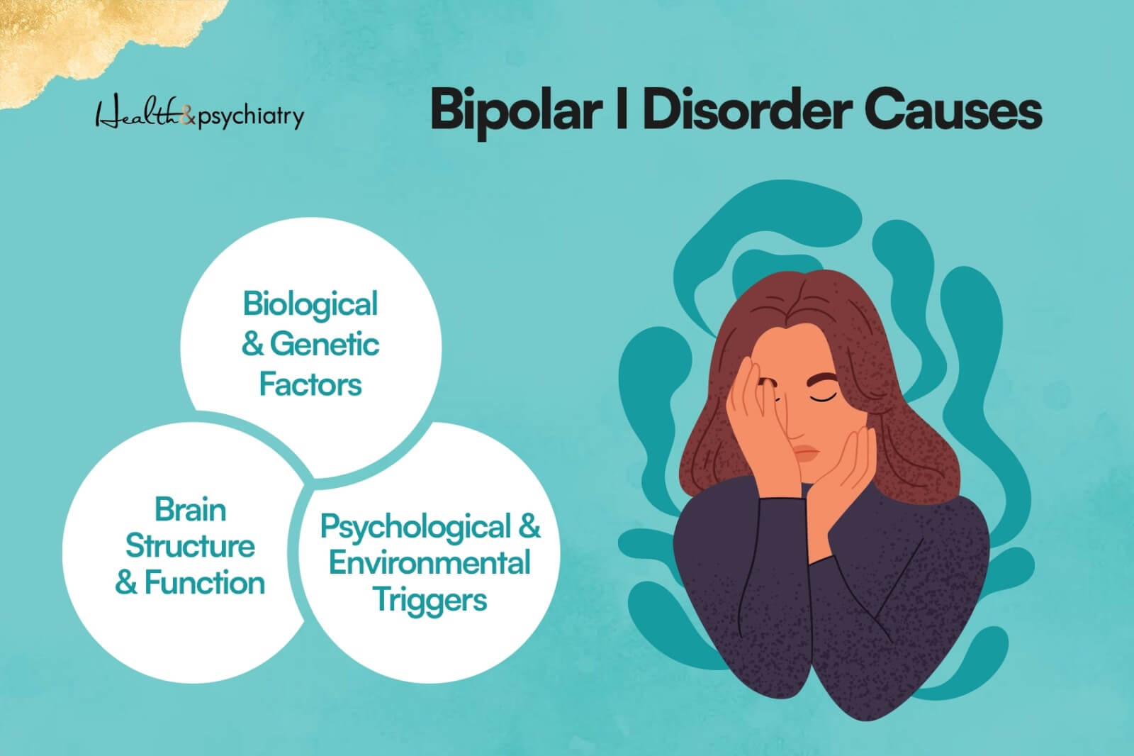 infographics about causes of bipolar I disorder
