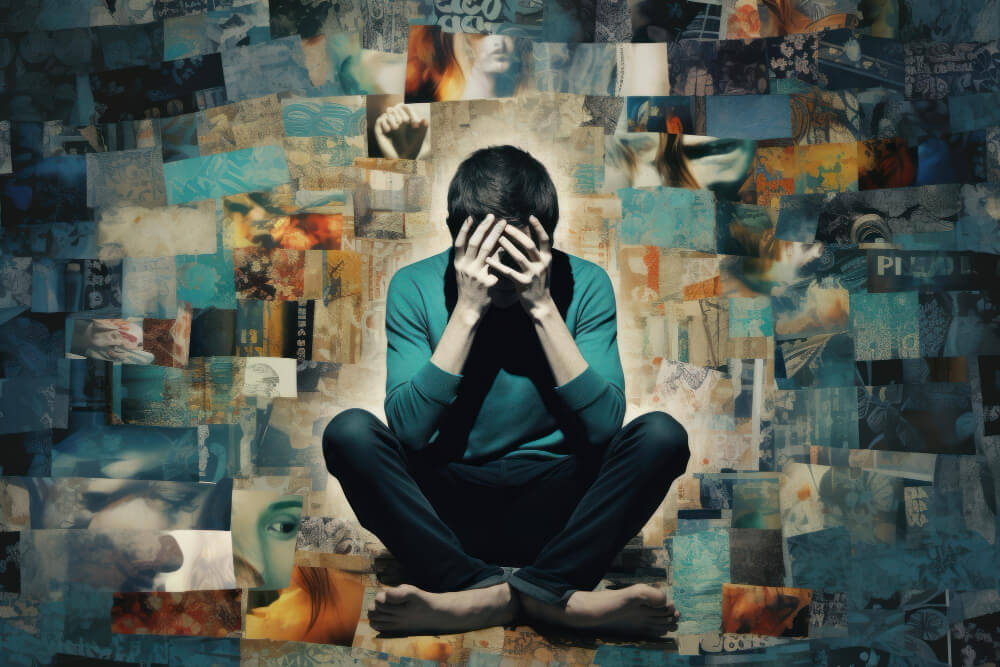 Symbolic representation of continued trauma contributing to Complex PTSD and long-term emotional difficulties.