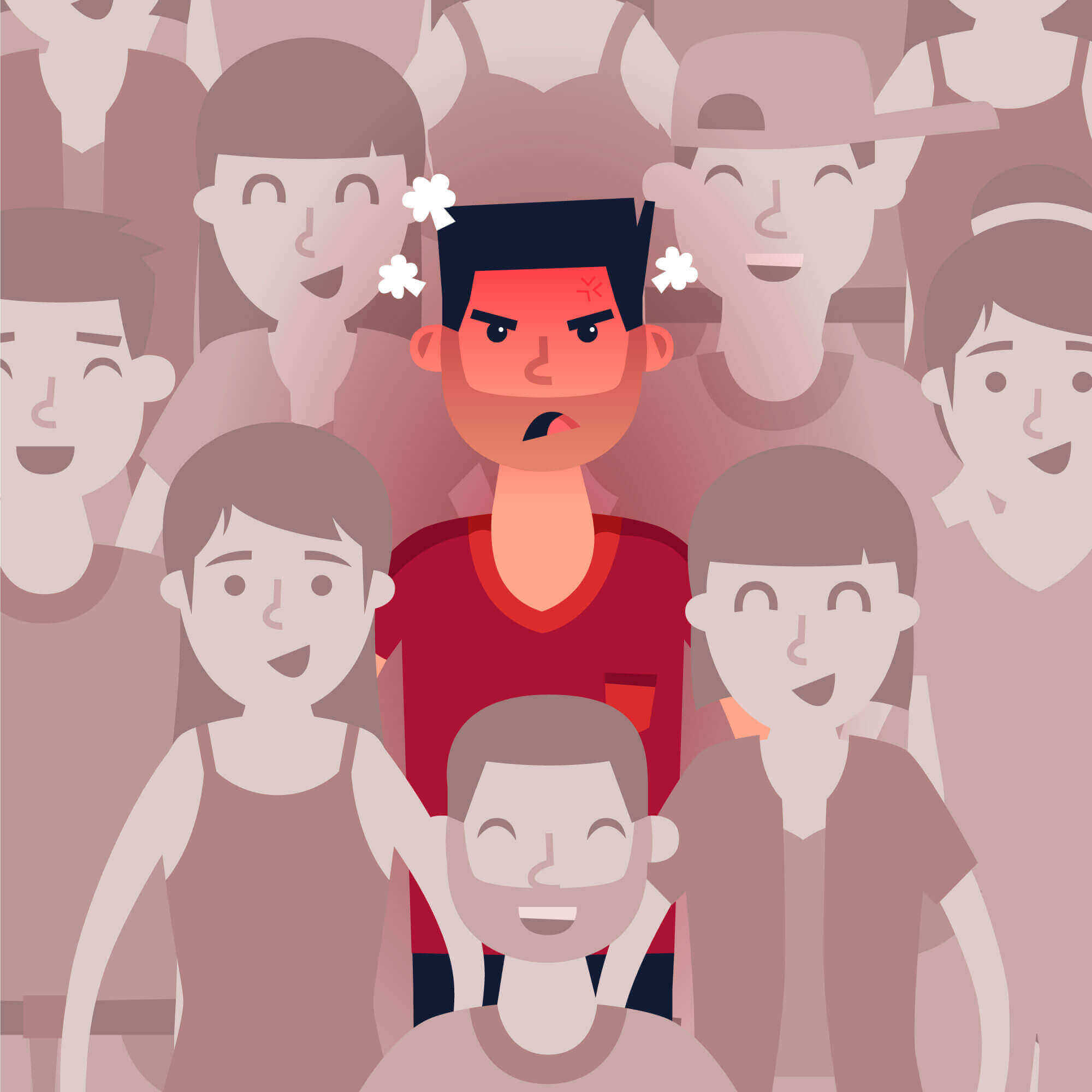 Illustration of Cluster A personality disorders highlighting odd and eccentric behavior, social withdrawal, and mental health awareness concepts.