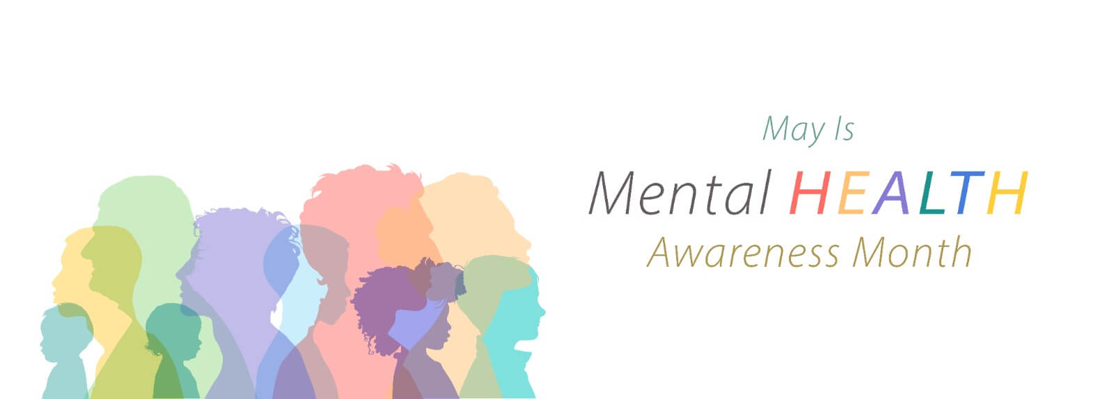 illustration of "may is mental health awareness month"