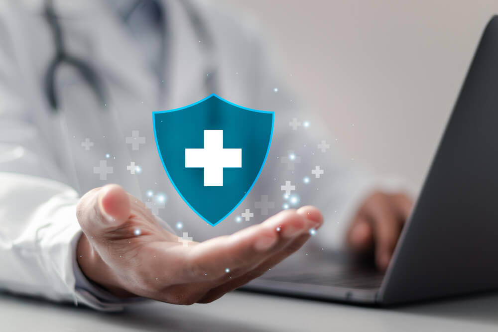 illustration of insurance for healthcare to get affordable care 