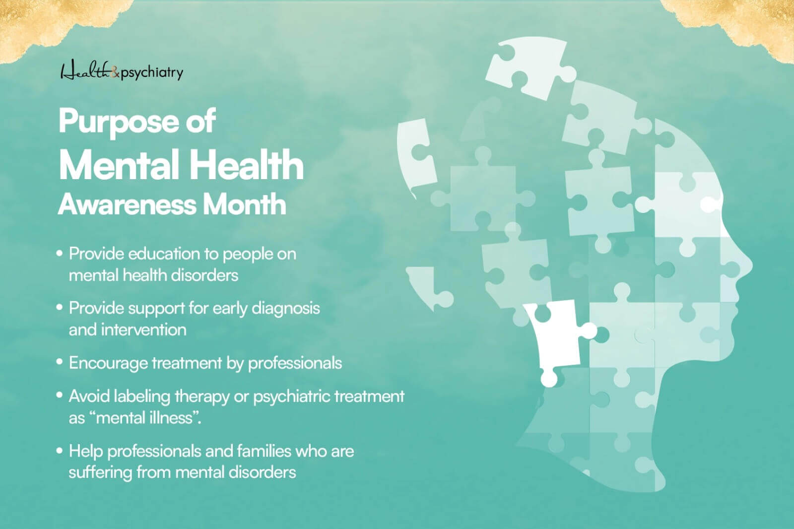 purpose of mental health awareness month