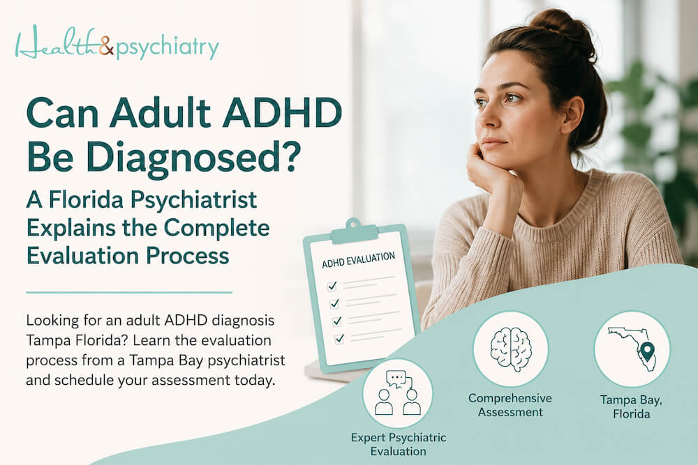 Can Adult ADHD Be Diagnosed? A Florida Psychiatrist Explains the Complete Evaluation Process