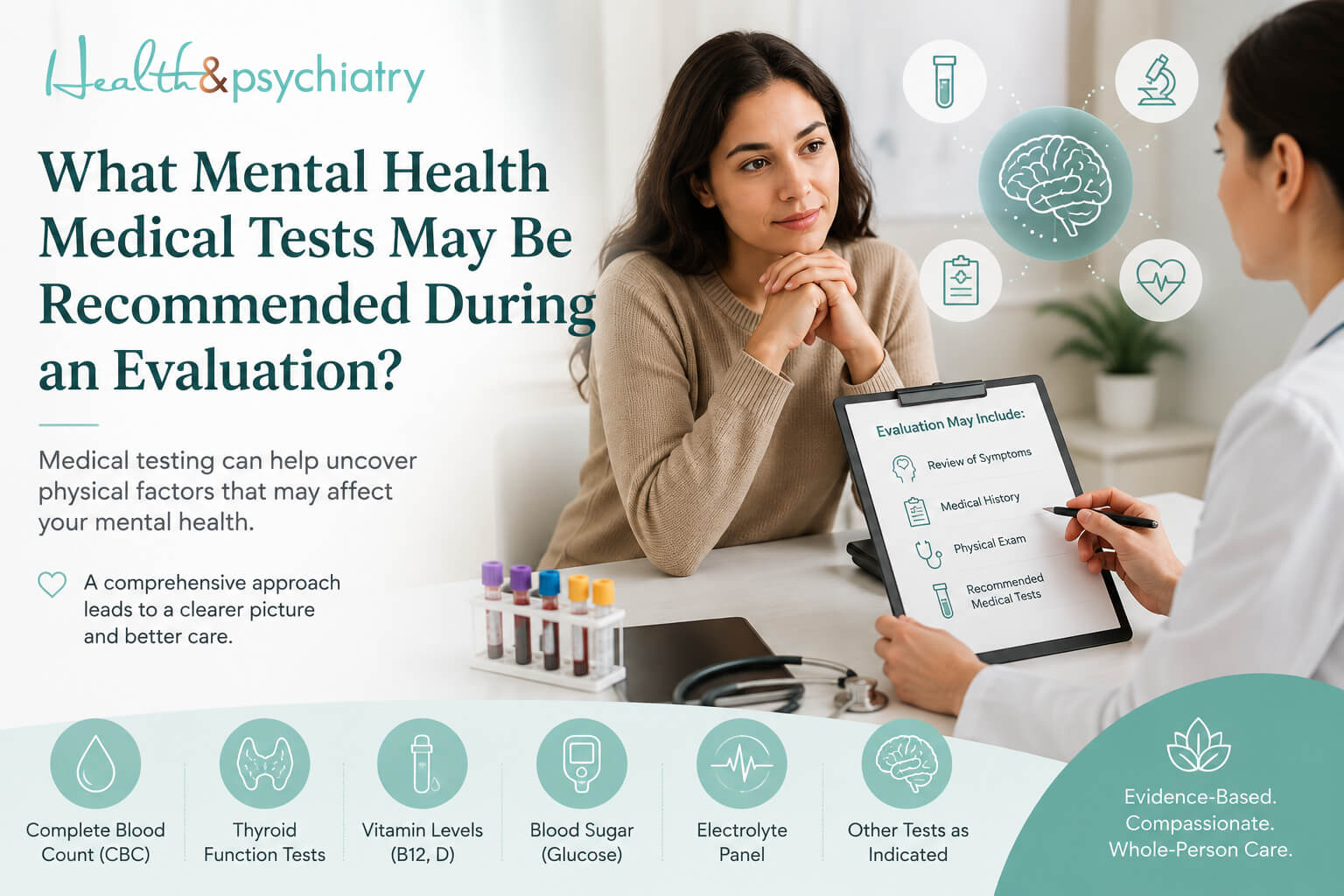 What Mental Health Medical Tests May Be Recommended During an Evaluation?