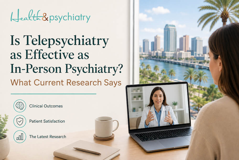 Is Telepsychiatry as Effective as In-Person Psychiatry? What Current Research Says