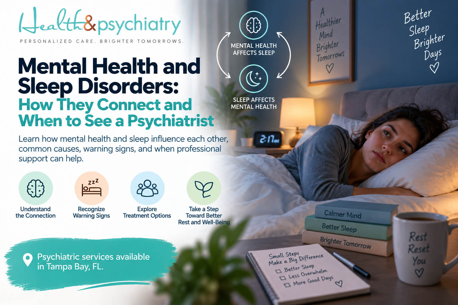 Mental Health and Sleep Disorders: How They Connect and When to See a Psychiatrist