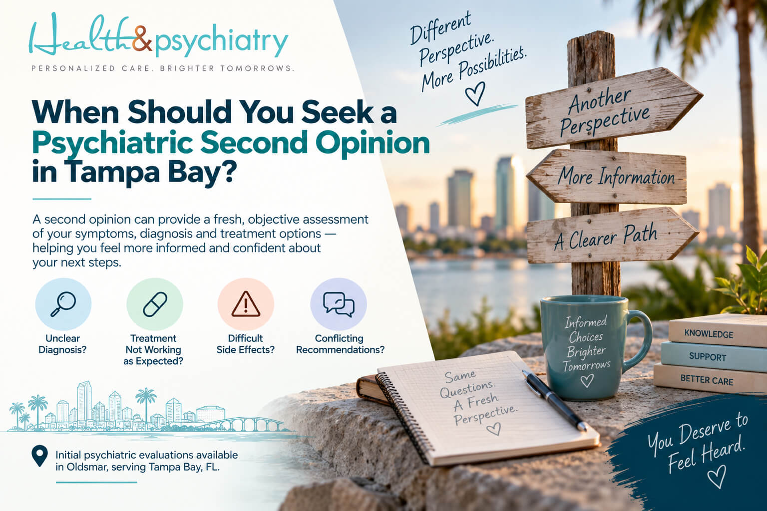 Psychiatric Second Opinion in Tampa Bay | Mental Health