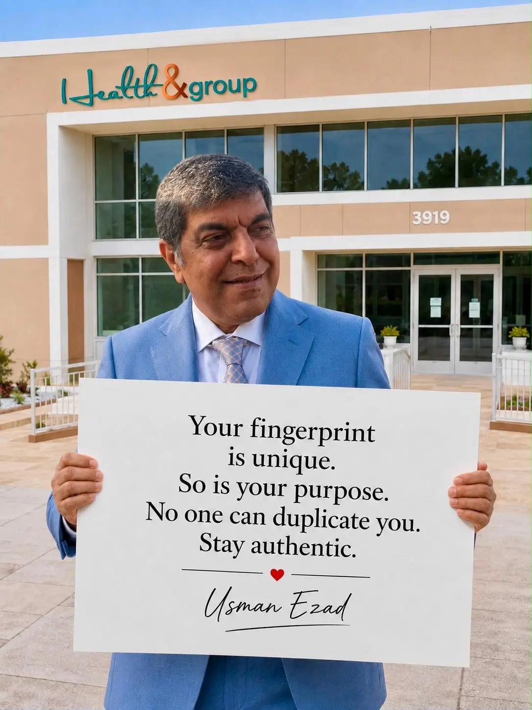 Usman Ezad, CEO, Health & Group
